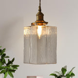 Maxbell Modern Glass Chandelier Transparent Lightshade for Restaurant Cafe Bedroom C