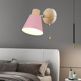 Maxbell Nordic Wall Lamp Light Sconce Rotatable for Restaurant Bathroom Living Room Pink