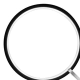 Maxbell Minimalism Round Table Lamp Nightstand Lamps for Breastfeeding Home Decor Black