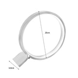 Maxbell Minimalism Round Table Lamp Nightstand Lamps for Breastfeeding Home Decor White