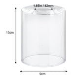 Maxbell Glass Lamp Shade Hanging Light Cover Decor for Home Living Room Chandelier 9cmx13cm