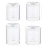 Maxbell Glass Lamp Shade Hanging Light Cover Decor for Home Living Room Chandelier 9cmx13cm