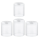 Maxbell Glass Lamp Shade Hanging Light Cover Decor for Home Living Room Chandelier 9cmx13cm