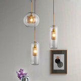 Maxbell Glass Lamp Shade Hanging Light Cover Decor for Home Living Room Chandelier 9cmx13cm