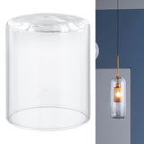 Maxbell Glass Lamp Shade Hanging Light Cover Decor for Home Living Room Chandelier 9cmx13cm