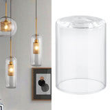 Maxbell Glass Lamp Shade Hanging Light Cover Decor for Home Living Room Chandelier 10cmx15cm