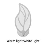 Maxbell LED Wall Sconce Bedside Reading Light Leaves Shaped Wall Lamp for Home Warm Light