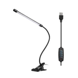 Maxbell Desk Lamp Table Light with Clamp Gooseneck Lamp Dimmable for Office Study