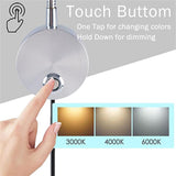 Maxbell LED Wall Mount Sconce Lamp Flexible Wall Lamp Lighting Fixture for Office Three Colors