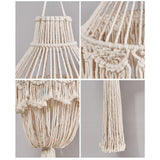 Maxbell Macrame Tassel Light Shade Lamp Shade for Pendant Living Room Decoration