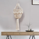Maxbell Macrame Tassel Light Shade Lamp Shade for Pendant Living Room Decoration