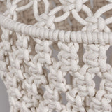 Maxbell Macrame Lamp Shade Chandelier Lampshade Bohemian for Living Room Hotel