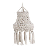 Maxbell Macrame Lamp Shade Chandelier Lampshade Bohemian for Living Room Hotel