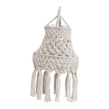Maxbell Macrame Lamp Shade Chandelier Lampshade Bohemian for Living Room Hotel