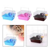 Maxbell Hamster Cage Small with Running Wheel for Small Animal Pet Supplies Pet Toy Blue