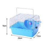 Maxbell Hamster Cage Small with Running Wheel for Small Animal Pet Supplies Pet Toy Blue