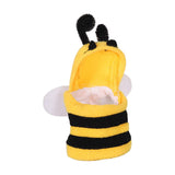 Maxbell Bird Clothes Bee Shaped Photo Prop Bird Accessories Hoodie for Xmas Birthday S
