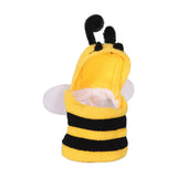 Maxbell Bird Clothes Bee Shaped Photo Prop Bird Accessories Hoodie for Xmas Birthday S