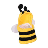 Maxbell Bird Clothes Bee Shaped Photo Prop Bird Accessories Hoodie for Xmas Birthday L
