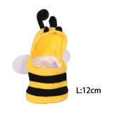 Maxbell Bird Clothes Bee Shaped Photo Prop Bird Accessories Hoodie for Xmas Birthday L