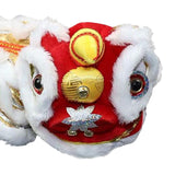Maxbell Pet Costume Coat Hoodies Soft Lion Dance Clothes for Stage Performance White XL
