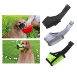 Maxbell Pet Dog Muzzle Durable Mouth Cover Prevent Chewing Breathable for Small Dogs Black
