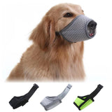 Maxbell Pet Dog Muzzle Durable Mouth Cover Prevent Chewing Breathable for Small Dogs Green