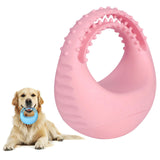 Maxbell Float Interactive Dog Ball Rubber Instinct Training Tumbler Pet Chew Toy Pink