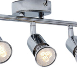 Maxbell 3 Heads Ceiling Ceiling Lamp Downlight Lighting Gu10 for Barn Store Bedroom white