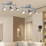 Maxbell 3 Heads Ceiling Ceiling Lamp Downlight Lighting Gu10 for Barn Store Bedroom white