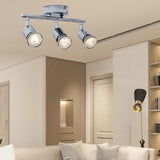 Maxbell 3 Heads Ceiling Ceiling Lamp Downlight Lighting Gu10 for Barn Store Bedroom white