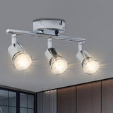 Maxbell 3 Heads Ceiling Ceiling Lamp Downlight Lighting Gu10 for Barn Store Bedroom white