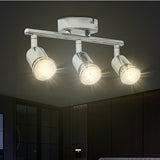 Maxbell 3 Heads Ceiling Ceiling Lamp Downlight Lighting Gu10 for Barn Store Bedroom white