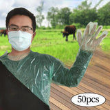 Maxbell Disposable Long Arm Gloves Waterproof Food Grade for Pet Care Gardening