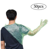 Maxbell Disposable Long Arm Gloves Waterproof Food Grade for Pet Care Gardening