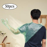 Maxbell Disposable Long Arm Gloves Waterproof Food Grade for Pet Care Gardening