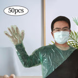 Maxbell Disposable Long Arm Gloves Waterproof Food Grade for Pet Care Gardening