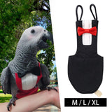 Maxbell Cute Parrots Flight Suit Washable Bird Costume for Halloween Festival Party M