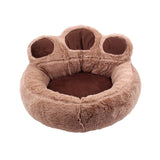 Maxbell Round Pet Bed with Slip Resistant Bottom Washable Mat Snooze Cuddler Soft S