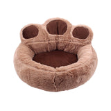 Maxbell Round Pet Bed with Slip Resistant Bottom Washable Mat Snooze Cuddler Soft S