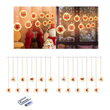 Maxbell Holiday Icicle Light Lights Ornament for Garden Roof Decor USB Remote Control