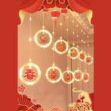 Maxbell Holiday Icicle Light Lights Ornament for Garden Roof Decor USB Remote Control