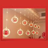 Maxbell Holiday Icicle Light Lights Ornament for Garden Roof Decor USB Remote Control