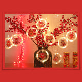 Maxbell Holiday Icicle Light Lights Ornament for Garden Roof Decor USB Remote Control