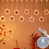 Maxbell Holiday Icicle Light Lights Ornament for Garden Roof Decor USB Remote Control