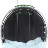 Maxbell Pet Trolley Case Durable Breathable Holes for Puppy Dog Carrying Hiking Translucent