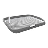 Maxbell Dog Toilet Potty Pad Holder Washable with Urinary Column Dog Accessories Gray