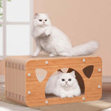 Maxbell Cat Scratcher Cardboard Scratch Pad Corrugated Scratching Bed Pet Cushion