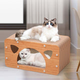 Maxbell Cat Scratcher Cardboard Scratch Pad Corrugated Scratching Bed Pet Cushion