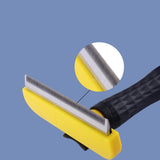 Maxbell Deshedding Comb Cleaning Brush Remover Pet Hair Brushes for Cats Dogs Kitten 15.5x10x5cm Yellow